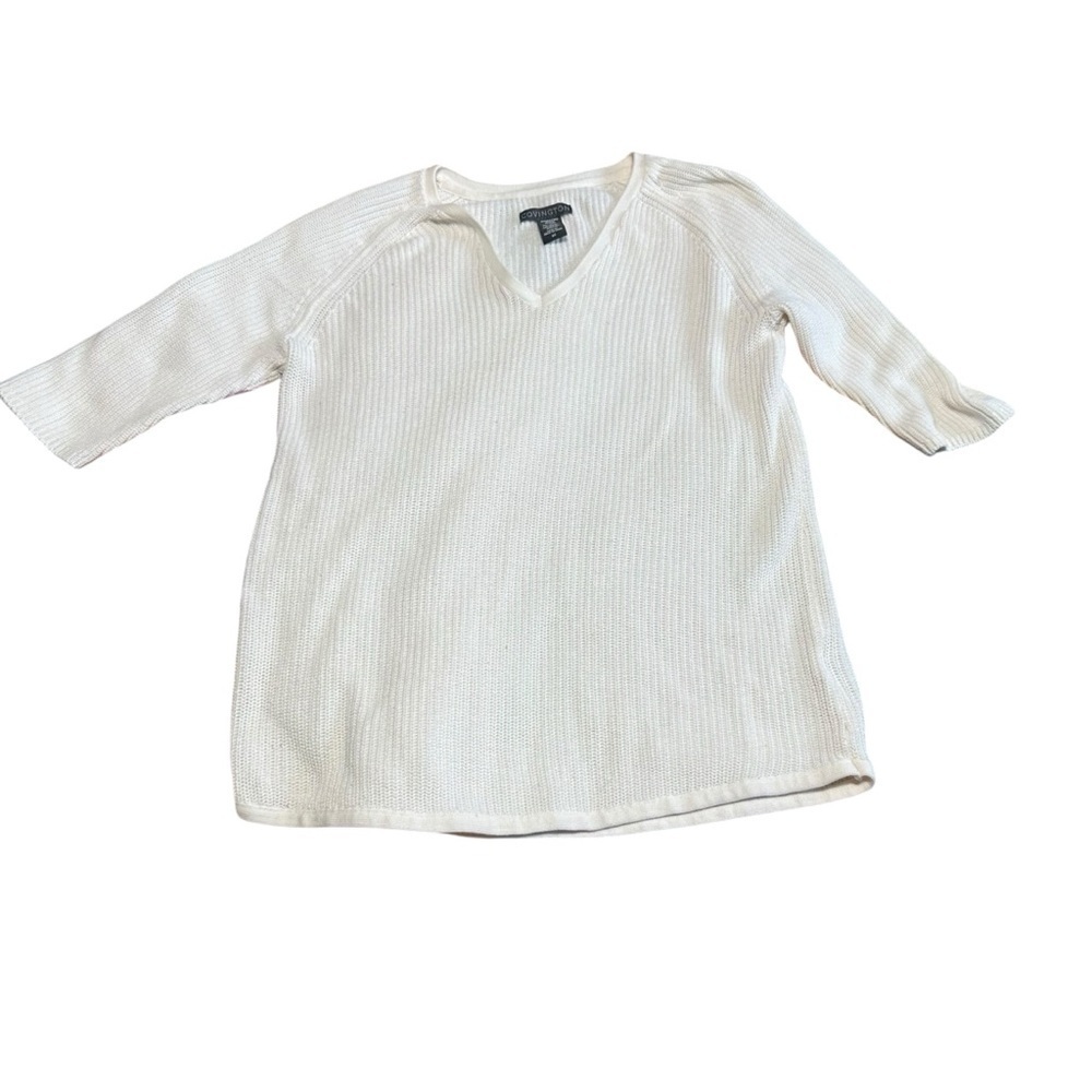 Covington Ivory Knit Sweater